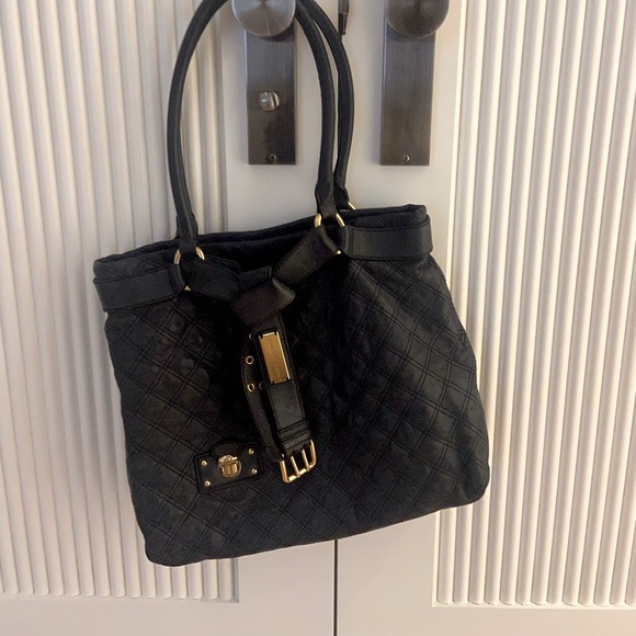 Marc Jacobs quilted denim coloured hand bag - Picture 1 of 2